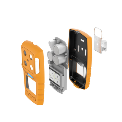 เครื่องตรวจจับก๊าซแบบพกพา 4 In 1 H2s พร้อมเครื่องชาร์จ USB Visual Alarm