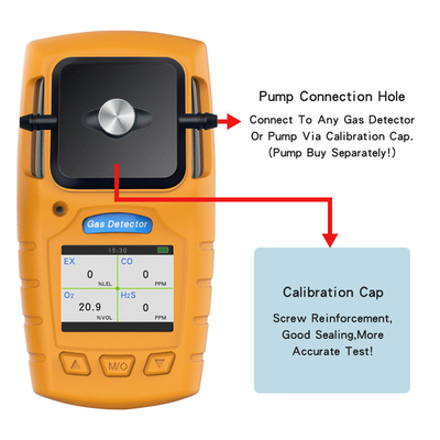 Portable 4 in 1 ES30A พร้อม CE | การรับรองจาก FCC สำหรับไวไฟ | การทดสอบการรั่วไหลของก๊าซพิษที่ใช้ในเหมืองถ่านหิน