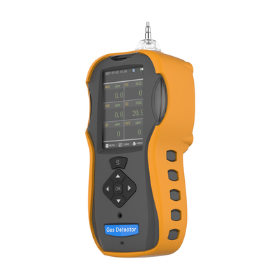 จอแสดงผล TFT LCD CO H2S CO2 pid voc NH3 NO2 SO2 เครื่องตรวจจับก๊าซหลายแบบพกพาแบบพกพาสำหรับการทดสอบการรั่วไหลของก๊าซ