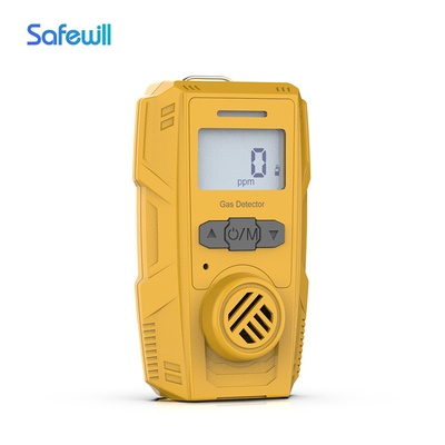 เครื่องตรวจจับก๊าซเดี่ยวแบบแพร่กระจาย เครื่องตรวจจับ H2S เครื่องตรวจจับก๊าซ Co สำหรับอุปกรณ์ความปลอดภัยส่วนบุคคล