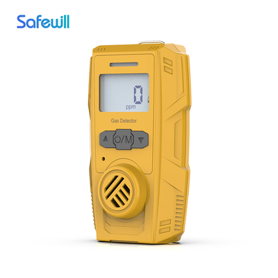 เครื่องตรวจจับก๊าซเดี่ยวแบบแพร่กระจาย เครื่องตรวจจับ H2S เครื่องตรวจจับก๊าซ Co สำหรับอุปกรณ์ความปลอดภัยส่วนบุคคล